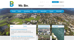 Desktop Screenshot of birr.ch