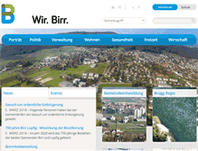Tablet Screenshot of birr.ch